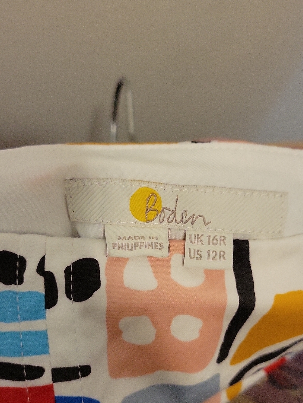 Boden Multicolor Village Print A-Line Skirt With Pockets US 12 - Picture 2 of 10